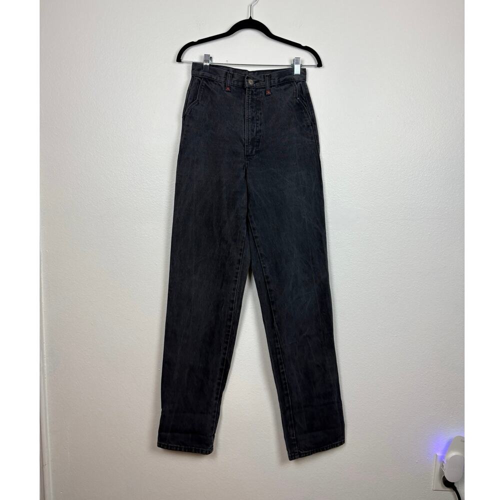 Rocky Mountain Clothing High Rise Dark Wash Made in USA Denim Cowboy Jeans 29